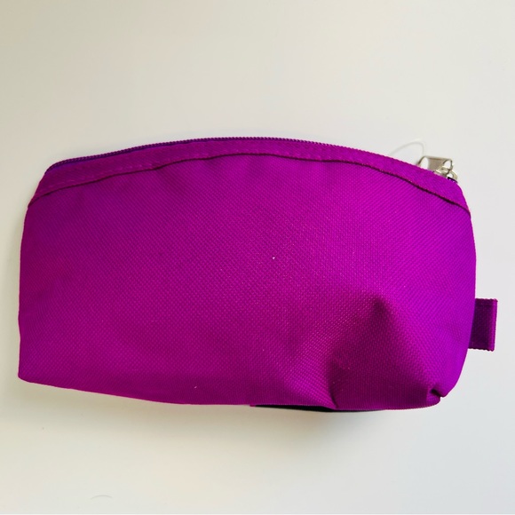 Y2K Disney Camp Rock Demi Lovato Purple Checkered Graphic Small Zip Pouch - Picture 5 of 5